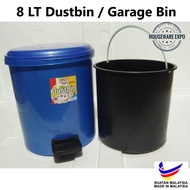 8 Lt Dustbin/ Garbage Bin/Rubbish Bin/ Tong sampah Plastik/ Step Dustbin/ Step Rubbish Bin