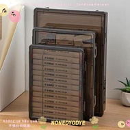 NONEDYODYE Certificate Storage Box, Dustproof Plastic A4 File Box,  A4 Multifunctional Transparent D