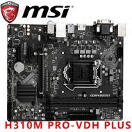 USED MSI H310M PRO-VDH PLUS Motherboard 32GB LGA 1151 DDR4 VGA DVI HDMI Mainboard 100% Tested OK Ful