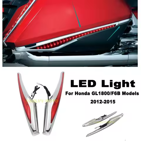 For Honda Goldwing GL1800 & F6B 12-15 Motorbike Saddlebag Accent Swoop LED Light case
