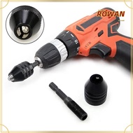 ROWANSG Drill Chuck Adapter, Hex Shank Alloy Keyless Drill Chuck, Hex / Round Shank Mini Chuck for M