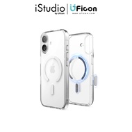 เคส - Elago Magnetic Hybrid Case for iPhone 17 Series - Clear with White MagSafe  [iStudio by UFicon