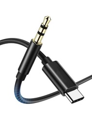 Usb-c 轉 3.5mm 耳機音頻傳輸線,長度 3.5 英尺,適用於大多數的 Type-c 手機和設備:google Pixel 4 3 2 Xl,samsung Galaxy S23 S23+ S23 Ultra S22 S22+ S22 Ultra S21 S21+ S21 Ultra S20+ S10 S9 S8 Plus,note 20 10 10+ 9 8,ipad Air 4,ipad Air 5th 10.9inch,imac 2021 M1,macbook Pro 2023,macbook Air 2022 2020,ipad Pro 2018/2020/2021,huawei Mate 40 30 20 10 Pro,p30 P20,oneplus 6t 7 7pro 等等。將您的 Type C 設備連接到車用立體聲、家用立體聲、揚聲器、耳機或任何帶有標准 3.5mm 音頻插孔或輸入端口的設備