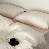 Forest Style Simple and Back to Nature Girlish Charm Rainbow Color Bedding Set Cotton Korean Style F