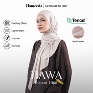 KM78YF Hameeda - HAWA Instant Square Hijab | Instant Triangle Jersey