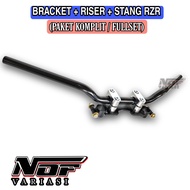 STANG RZR SONIC &amp; SATRIA FU BRACKET DUDUKAN STANG RZR RISER SONIC SATRIA FU