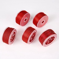 72号玉线红色加金4567号线手工编织绳diy串珠绳子手链编绳线