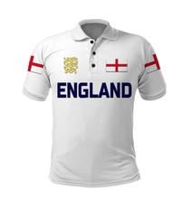 Custom England Cricket Polo Shirt Unique White LT8 3D T-shirt, New Support for Free Customization No