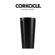 Corkcicle Water Bottle 16 oz (475 ml) Tumbler | Blackout Black Keeps Cold 9hrs Portable Glass