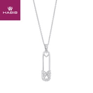 HABIB Diamond Necklace in (Safety Pin) 375/9K Gold 559970323