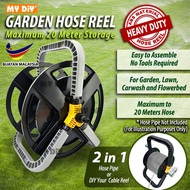 MYDIYSDNBHD - GARDEN HOSE REEL ABS HEAVY DUTY MAXIMUM 20M HOSE ORGANIZER WIRE CABLE EXTENSION REEL W