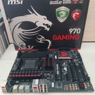 MSI 970 Gaming Motherboard with Audio Boost AM3+ legend Support AMD FX Vishera 8370 8350 good condit