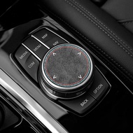 For BMW 1er 3er 3GT 4er 5er 5GT 7er X3 X4 I3  X5 X6 Multimedia Panel Button Trim Sticker Made of Alc