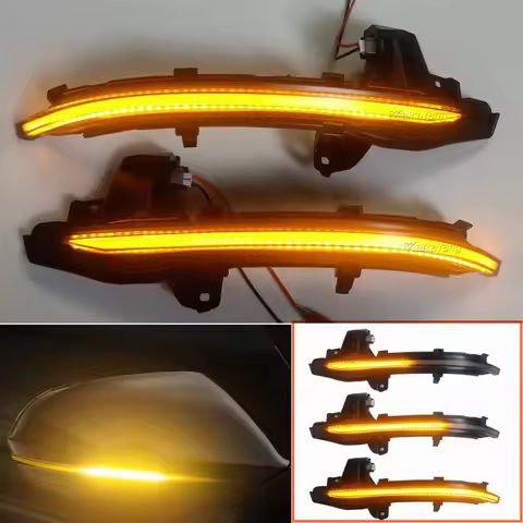 LHD Smoked Lamp For Audi A6 C8 4A A7 4K A8 D5 4N 2019 2020 Car LED Dynamic Turn Signal Light Side Mi