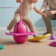 Standing Hopper Wide Platform Hopper Ball with Handle Jumping Ball Tall Handlebar Plaything Thickene