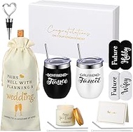 Singhoow Engagement Gifts for Couples Engaged Gift Set Newly Engaged Gift Set for His and Her Fiance