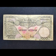 Uang kuno Indonesia, 1000 Rupiah Seri Bunga 1959.