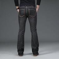 Men's Flared Jeans Boot Cut Leg Flared Jeans High Waist Loose Flared Denim Jeans