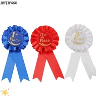 IRTJIFSSX Ribbon Award Set, Blue,Red,White Recognition Ribbons Rosette Ribbon, Award Ribbons Honorab