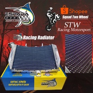 Radiator Racing ESPADA LC135 Y15ZR RS150 VF3i Stainless Steel Curve Rainbow Radiator ESPADA