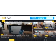 HTML/CSS Business News Information Template