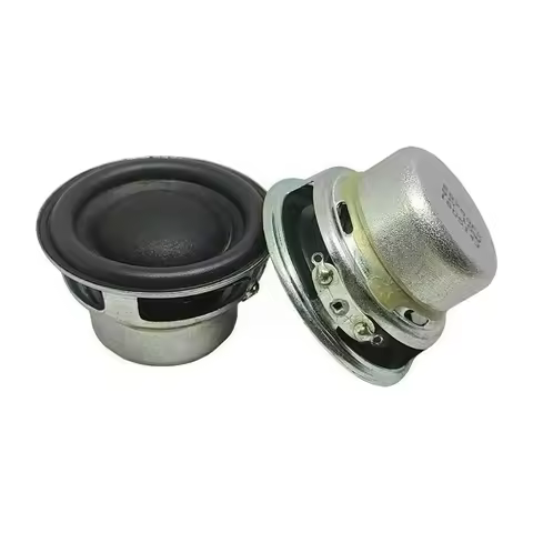 SOTAMIA 2Pcs 2 Inch 50mm Bass Full Range Speaker 8 Ohm 10W 25 Core Dual Magnetic Rubber Edge Loudspe