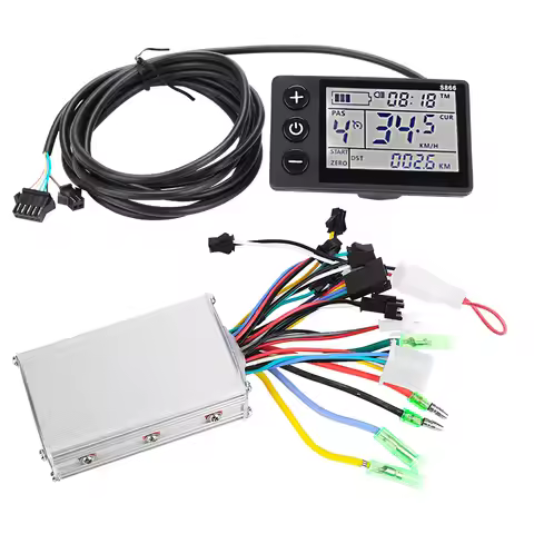 Motor Controller LCD Motor Controller 24V‑48V Waterproof LCD Display Panel Electric Scooter Brushles