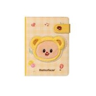 Deli สมุดโน้ตปกหนัง ปักลาย Butterbear (359697-731397010)