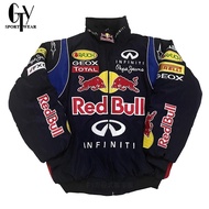 GTY F1 RED BULL JACKET Cool Men's Baseball Logo Jacket Korean Design Suitable for Motorsport Streetw