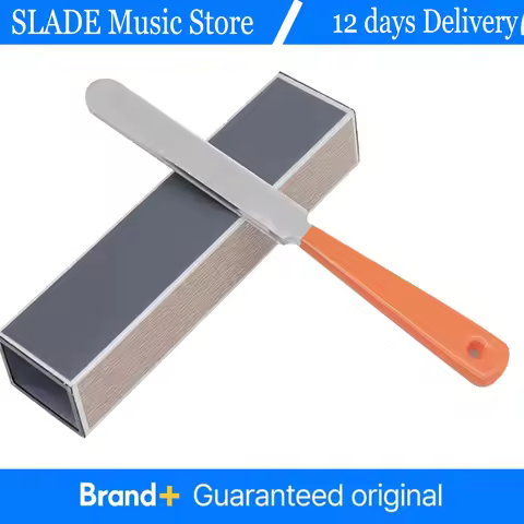 SLADE Fret Crowning File, Guitar Fret Dressing Tool, Stainless Steel Luthier File for Electric/Acous