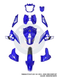 YAMAHA FZ150I FZ150 V3 2CB OEM MOVISTAR BODY COVER SET STRIPE STICKER SIAP TAMPAL TANAM STICKER COVE