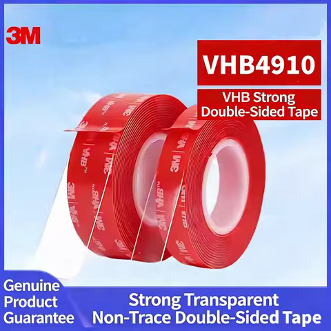 3M VHB4910 Transparent Nano Double Sided Tape Adhesive Waterproof Traceless Strong Viscosity Tape Ca