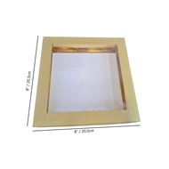Window Talam Box 8x8x2.5" (Gold) 5pcs 金色蛋糕盒8x8x2.5寸 5pcs