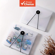 A6 Accordion File Organizer, DIY Sticker, Portable, Transparent, for Classroom, Home, Office, and Tr