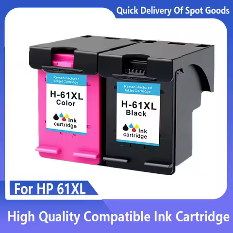 61XL Compatible Ink Cartridge for HP61 for HP 61 XL Envy 4500 4502 5530 Deskjet 1050 2050 3050 3054 