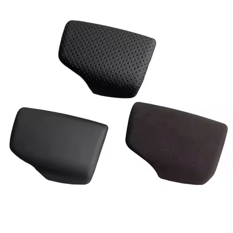 For Audi A4 B9 A5 Q7 Q5L 4M1 713 139F 2016-2019 Black perforated leather selector lever handle Gear 