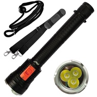 New XHP70 Strong Light Diving Flashlight LED Outdoor Diving Rescue Lighting Torch Professional Divin