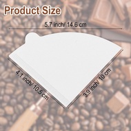 400 Counts Cone Coffee Filters V01, Disposable Unbleached Natural Coffee Filters 1-2 Cups, Pour Over