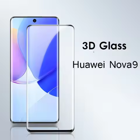 3D Curved Edge Full Cover Tempered Glass for Huawei Nova 9 8 Nova9 Screen Protector Anti Blue Matte 