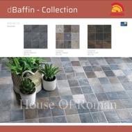 Roman Keramik (Stone Mood) 40x40 dBaffin Series / Roman Keramik Lantai Teras Kasar Antislip / Roman 