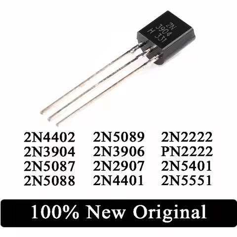 50PCS 2N3904 2N3906 2N2907 2N4401 2N2222 PN2222 2N5401 2N5551 2N TO-92 TO92 transistor 100% New IN S