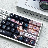 Printed Keycap Set PC Material is translucent and supports wooting EZ63MADE68 Hero68ND63Night Devil