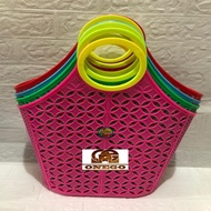 ERIKO HARMONY Market Basket Market Basket/ ERIKO Plastic Shopping Basket/ Vegetable Basket/ Carrying