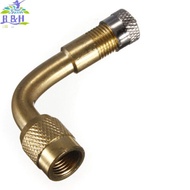 【B&H】 1PC MOTORCYCLE MOTORBIKE TYRE VALVE EXTENSION ADAPTOR 90 DEGREE ANGLE CAR BIKE {vn}