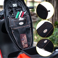 Motorcycle Seat Storage Bag Scooter Seat Bucket Storage Bag Sundries Bag Electric Vehicle Seat Bag