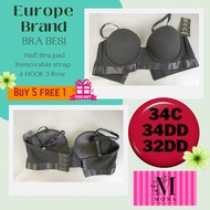 MONA Baju Dalam Wanita Bra Coli 34B/34C/34D Bra Besi Push Up Bra Kecil Paudada Celana Dalam