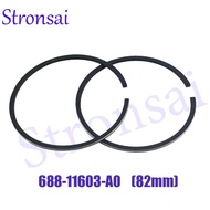 688-11603-A0 82mm Piston Ring Set (STD) for Yamaha Outboard Parts 2T Parsun 75HP 85HP 90HP T85 Boat 