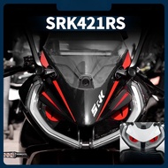QJMOTOR Motorcycle Sticker, SRK421RS Motorcycle Light Eyebrow Cute Decoration Sticker