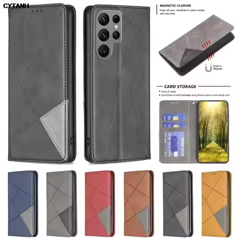 Magnetic Case for Etui Honor X9B Leather Case for Huawei Honor X9B X8B X7A X7B X6A Magic6 Lite Honor
