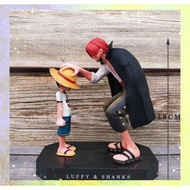 One Piece Figure Luffy & Shanks Figure Direct from Japan ONE PIECE Luffy & Shanks Figure Painted fin